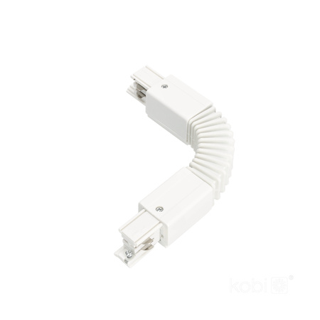 Łącznik do Szynoprzewodu 3-Obwodowy FLEX Zewnętrzny Biały Kobi