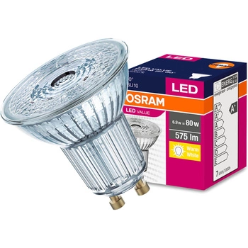 Żarówka LED GU10 6,9W = 80W 575lm 3000K Ciepła 60° OSRAM Value