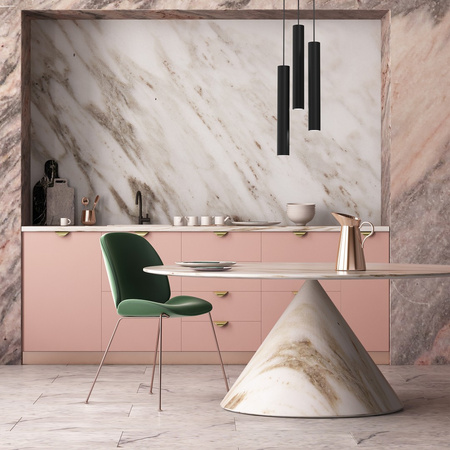 Lampa Wisząca Sufitowa HUDSON Czarna 3xGU10 Milagro