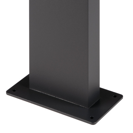 Lampa Ogrodowa Zewnętrzna Kinkiet LED Czujnik Ruchu ABETE 7W 4000K IP44 Grafitowy KANLUX