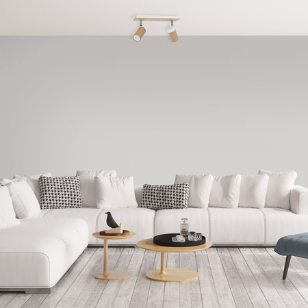 Lampa Sufitowa BARON Biała 2xGU10 Milagro