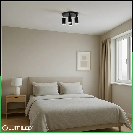 Lampa Sufitowa SPOT TUBA Reflektor LED Oprawa Halogenowa ADERO 4xGU10 Plafon Lumiled