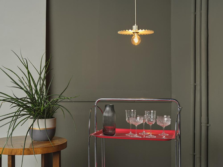 Lampa Sufitowa Wisząca Dekoracyjna E27 Zwis Beżowy Decor Ledvance