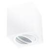 Oprawa Natynkowa HALOGENOWA Spot Tuba Ruchoma GU10 Kwadratowa Biała 84mm AMAT-M LUMILED