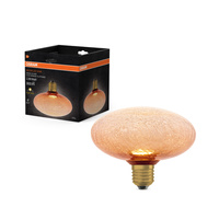 Żarówka LED E27 Mroźna 3.5W 300lm 2700K Ciepła Dekoracyjna Płaska Pomarańczowa Osram
