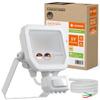 Naświetlacz LED Reflektor Zewnętrzny Lampa 10W 1100lm 3000K IP65 Biały Z Czujnikiem Ruchu i Zmierzchu Floodlight Ledvance