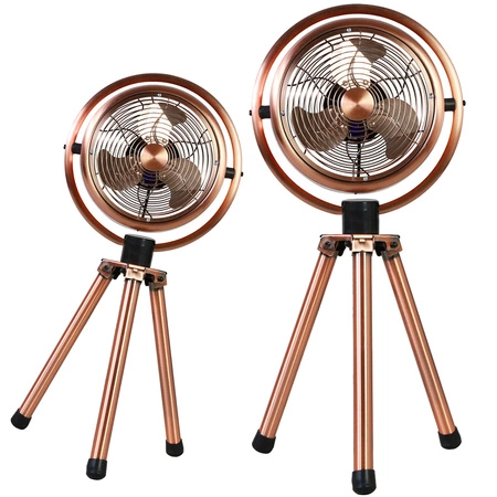 Cyrkulator powietrza podłogowy WENTYLATOR WIATRAK 50W Miedziany