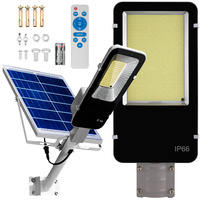 Lampa Solarna Uliczna LED 2000W 200000lm 6500K Zimna Czujnik Zmierzchu MOCNA Latarnia Ogrodowa z Regulowanym Panelem + Uchwyt i Pilot