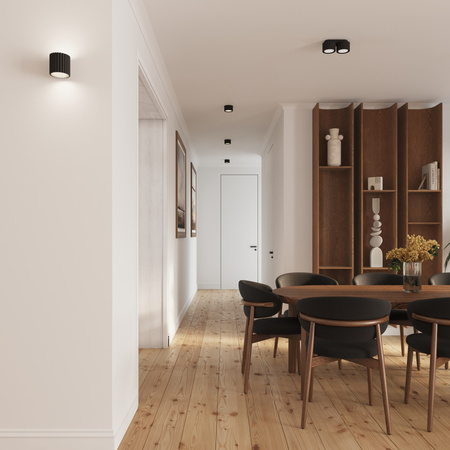 Oprawa Natynkowa GX53 Aluminiowa Czarna Aura Deep Space SL.1787 Sollux