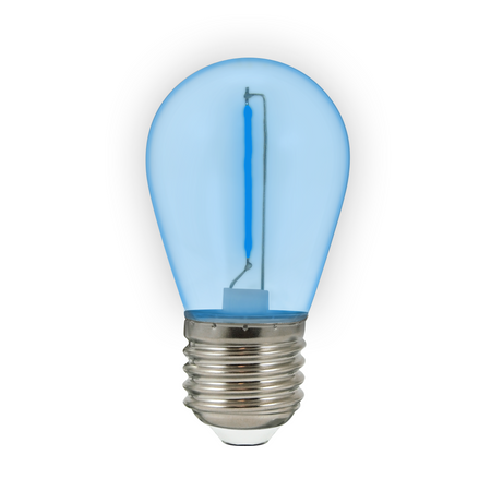 Żarówka LED E27 FILAMENT 0,3W Niebieska do Girlandy PARTY GOLDLUX (Polux) ZESTAW 2 SZT.