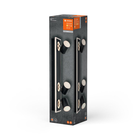 Lampa Sufitowa Ścienna LED Reflektor 3-Punktowy Dekoracyjny Ozdobny 41W Czarny LEDVANCE