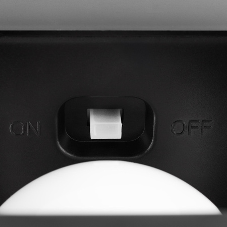 Lampa Solarna Ogrodowa LED Wbijana Zewnętrzna na Słupek Ogrodzeniowy Ogrodzenie Balustradę Taras 3000K KWADRUS LUMILED