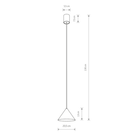 Lampa Sufitowa Wisząca GU10 Biała ZENITH S 7997 Nowodvorski