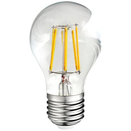 Żarówka LED E27 A60 7W = 60W 806lm 3000K Ciepła 360° Filament GOLDLUX (Polux)