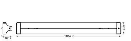 Lampa Wisząca LED Sufitowa Oprawa Oświetleniowa Biurowa Regulowana 42W 4000K LEDVANCE