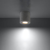 Lampa Sufitowa Oprawa Natynkowa SPOT TUBA GU10 Cylindryczna Szara Industrialna Orbis Sollux