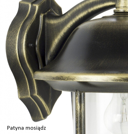 Lampa Ogrodowa Zewnętrzna Elewacyjna KINKIET LED Prince K 3012/1/O E27 Su-Ma