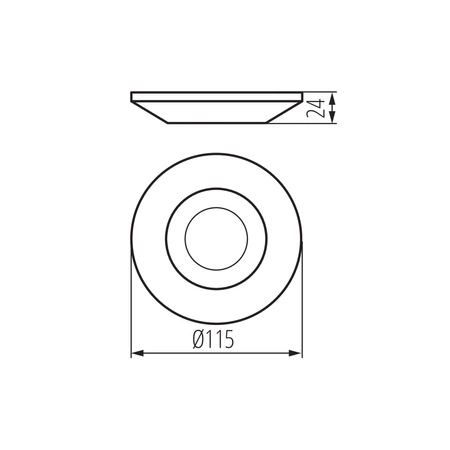Czujnik Ruchu Mikrofalowy 2000VA 6m 360° Natynkowy Biały PRESENSOR KANLUX