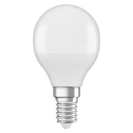 Żarówka LED Antybakteryjna P45 Kulka E14 4.9W = 40W 470lm 6500K Zimna 200° Antibacterial Classic Osram