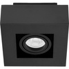 Oprawa Natynkowa HALOGENOWA Ruchoma SPOT GU10 Kwadrat Czarna AURI LUMILED