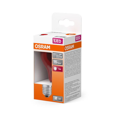 Żarówka LED A60 E27 2.5W = 7W 45lm 1000K Ciepła 300° STAR DECOR CLASSIC Osram