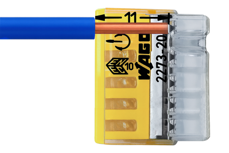 Złączka Instalacyjna Szybkozłączka 2273-205 na Drut 5x0,5-2,5mm WAGO