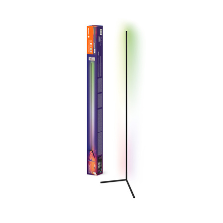 Inteligentna Lampa Stojąca LED 20W SMART+ WiFi RGB z Pilotem Ściemnialna 200cm Czarna FLOOR CORNER LEDVANCE