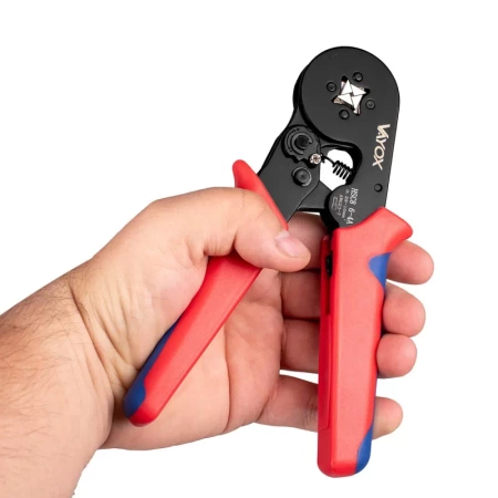 Zaciskarka Praska Konektorów Tulejek Końcówek Kabli Przewodów Zestaw x1200