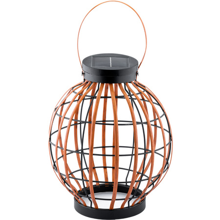 Lampa Solarna LED Zewnętrzna Ogrodowa Stojąca Wisząca Latarenka 3000K IP44 Czujnik Zmierzchu