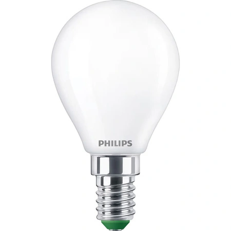Żarówka LED E14 Kulka P45 1.2W = 25W 252lm 210lm/W 2700K Ciepła 300° KLASA A UltraEfficient Philips