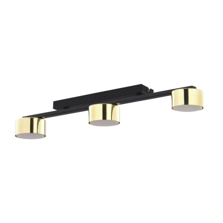 Lampa Sufitowa Natynkowa DALLAS GOLD/BLACK Listwa Czarno-Złota Nowoczesna 3xGX53 6091 TK Lighting