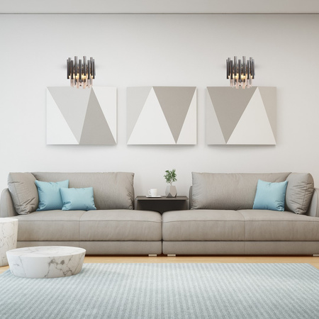 Lampa Ścienna Kinkiet MADISON Chrom 2xE14 Milagro