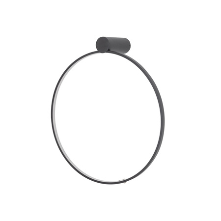 Lampa Sufitowa LED 18W 560lm 3000K Ciepła Czarna Nowoczesna CIRCOLO LED S 10928 Nowodvorski