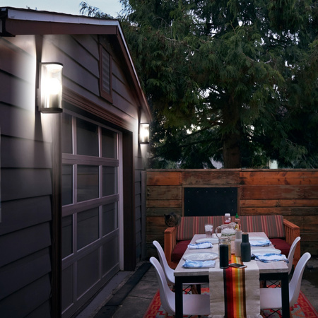 Lampa Ogrodowa Zewnętrzna Kinkiet Elewacyjny LED IP44 Szary Endura Ledvance