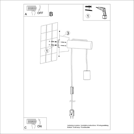 Lampa Ścienna Zwis 1x E27 Naturalne Drewno Biała Nimbi Peach Puff SL.1644 Sollux