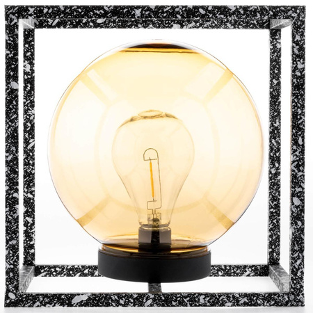 Lampa Solarna LED Ogrodowa Stojąca Latarenka IP44 23cm Czujnik Zmierzchu