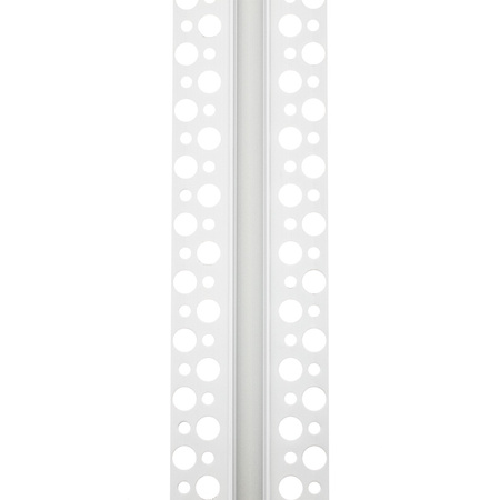 Profil Aluminiowy Podtynkowy Architektoniczny do LED Wpuszczany do Płyt KARTON / GIPS 2m + Mleczny Klosz