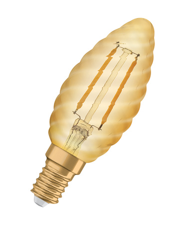 Żarówka LED E14 BW35 2,5W = 22W 220lm 2400K Ciepła 300° Filament OSRAM Vintage 1906