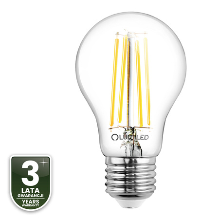 6x Żarówka LED E27 A60 4W = 40W 470lm 3000K Ciepła 360° FILAMENT LUMILED
