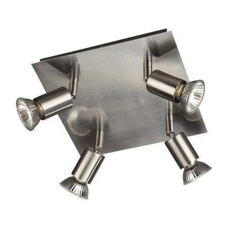Lampa Sufitowa Reflektor 4x GU10 nikiel Carrea Philips