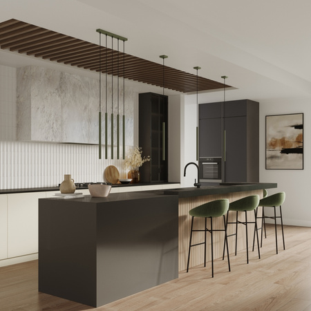 Lampa Wisząca Sufitowa Zwis Tuba Spot 3x G9 Oliwkowa Pastelo Ocean Green SL.1520 Sollux