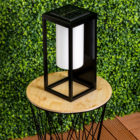 Lampa Solarna LED Zewnętrzna Ogrodowa Stojąca 3000K IP44 28,5cm Czujnik Zmierzchu