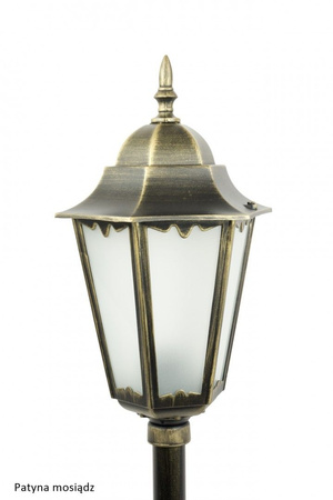 Lampa Ogrodowa Zewnętrzna Stojąca SŁUPEK Retro Classic II K 5002/3 H E27 85cm Su-Ma