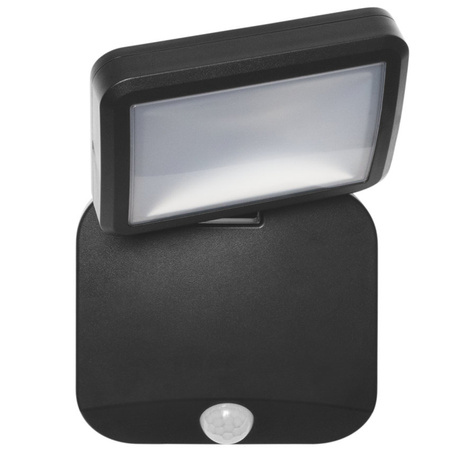 Naświetlacz LED Reflektor Bateryjny 4W 260lm 4000K IP54 Czarny Z Czujnikiem Ruchu i Zmierzchu Spotlight Ledvance