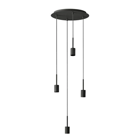 Lampa Sufitowa Wisząca Dekoracyjna 4x E27 Szara Decor Needle Pendant Osram