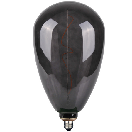 Żarówka Dekoracyjna LED E27 FILAMENT S173 4W 50lm 1800K Ciepła 320° DecoVintage Smoke GOLDLUX (Polux)