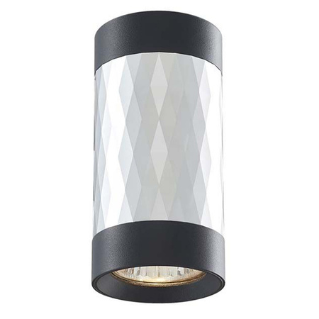 Oprawa Natynkowa SPOT Lampa Sufitowa Punktowa 1x GU10 Czarna TREVOR Videx