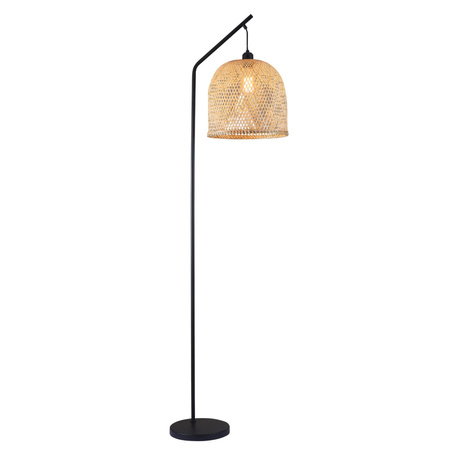 Lampa Podłogowa E27 Beżowy BAMBOO NATURAL Sanico Goldlux