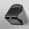 Lampa Solarna Ogrodowa LED Kinkiet Elewacyjny Zewnętrzny 4W 500lm 4000K IP65 Czarny z Czujnikiem Ruchu i Zmierzchu Endura Ledvance