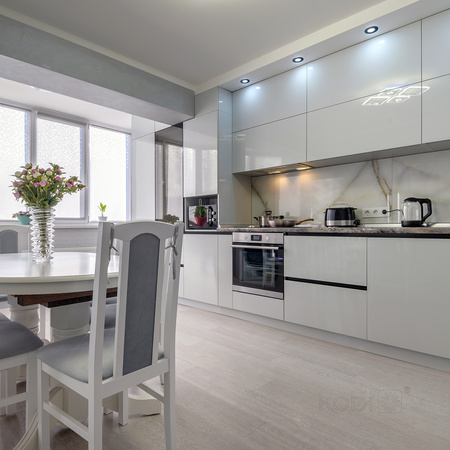 Oprawa Podtynkowa GU10 Halogenowa Wpuszczana Spot Oczko Czarna Okrągła Kobi